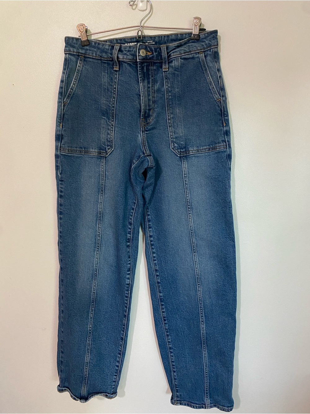 Old Navy OG Loose Light and Medium High-Rise Jeans size 8